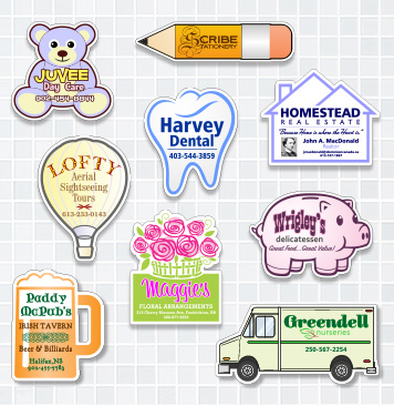 Custom Shape Cut Promotional Magnets