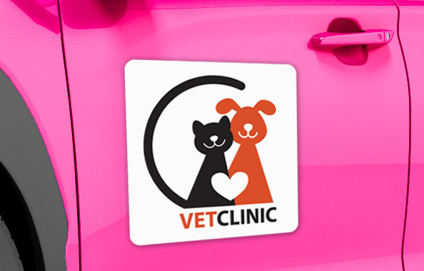 VetClinic Car Door Magnet